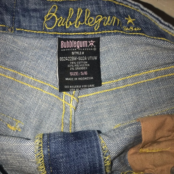 Bubblegum jean shorts size 5/6 - Picture 4 of 5